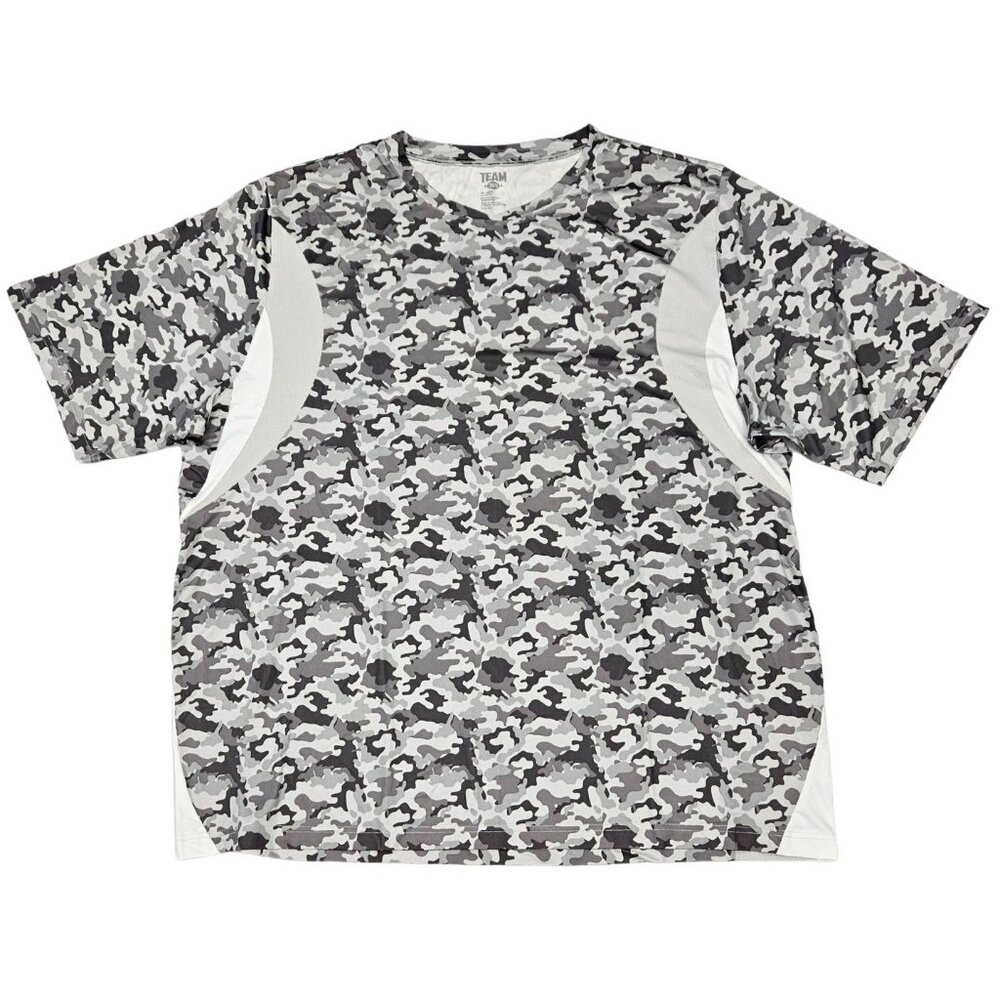 Team 365 Men's Gray Camo T-Shirt Size 3XL